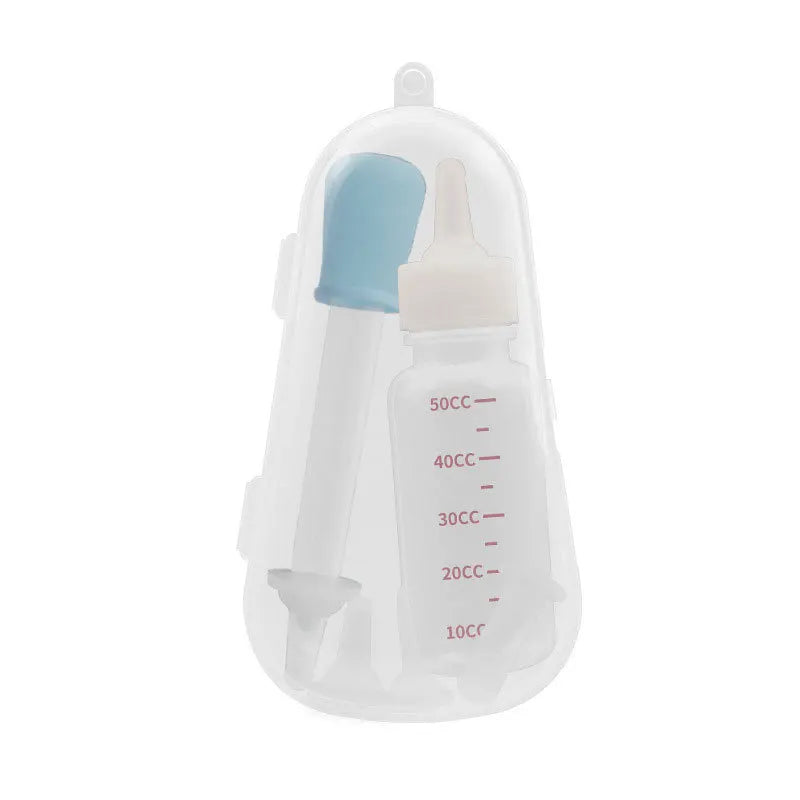 Pet feeding bottle boxed pet medicine feeder food grade anti-choking feeding set feeding artifact