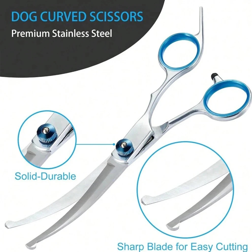 Professional Pet Grooming Scissors Kit