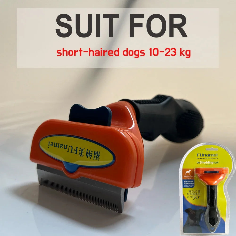 Massage & Deshedding Brush for Dogs and Cats