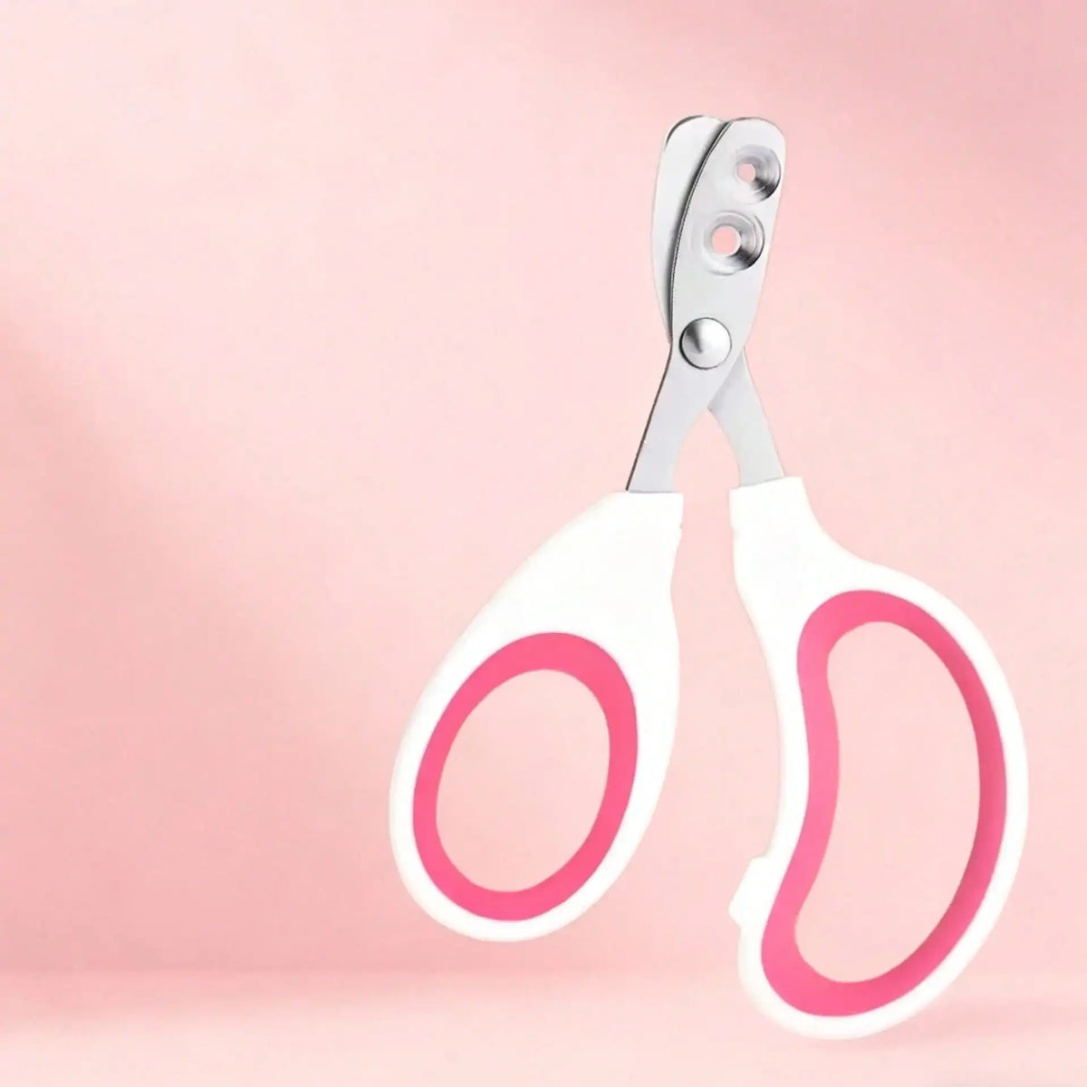 Pet Nail Clippers For Cats & Dogs, Double-Hole Stainless Steel Blind Cut Nail Trimmers,  Injury-Proof Design, Easy To Use Grooming Tool For Beginners Kittens Puppies