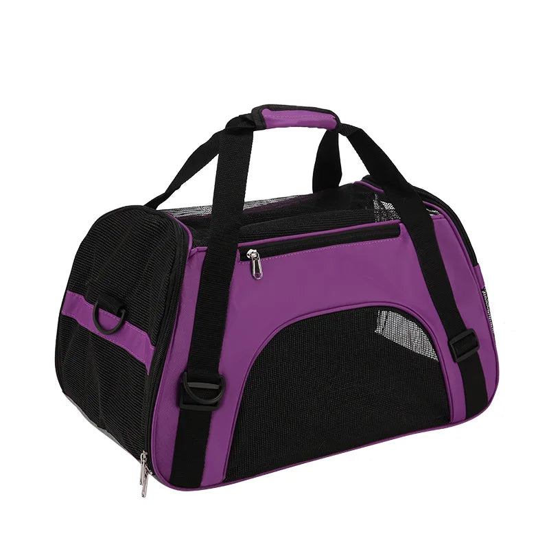 Cat Bags Portable Dog Carrier Bag Mesh Breathable Pet Puppy Travel Bags for Small Dogs Foldable Cats Handbag Bag Transport Bag