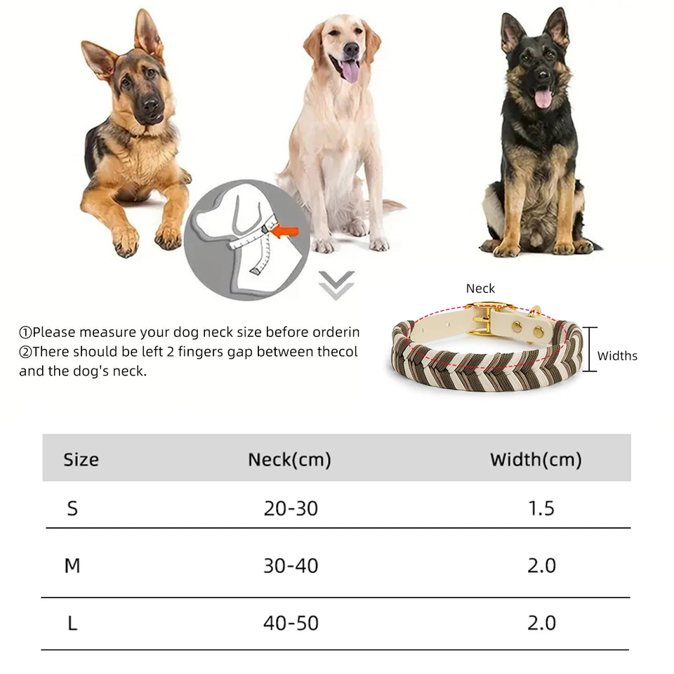 Colorful Adjustable Collar for Dogs & Cats