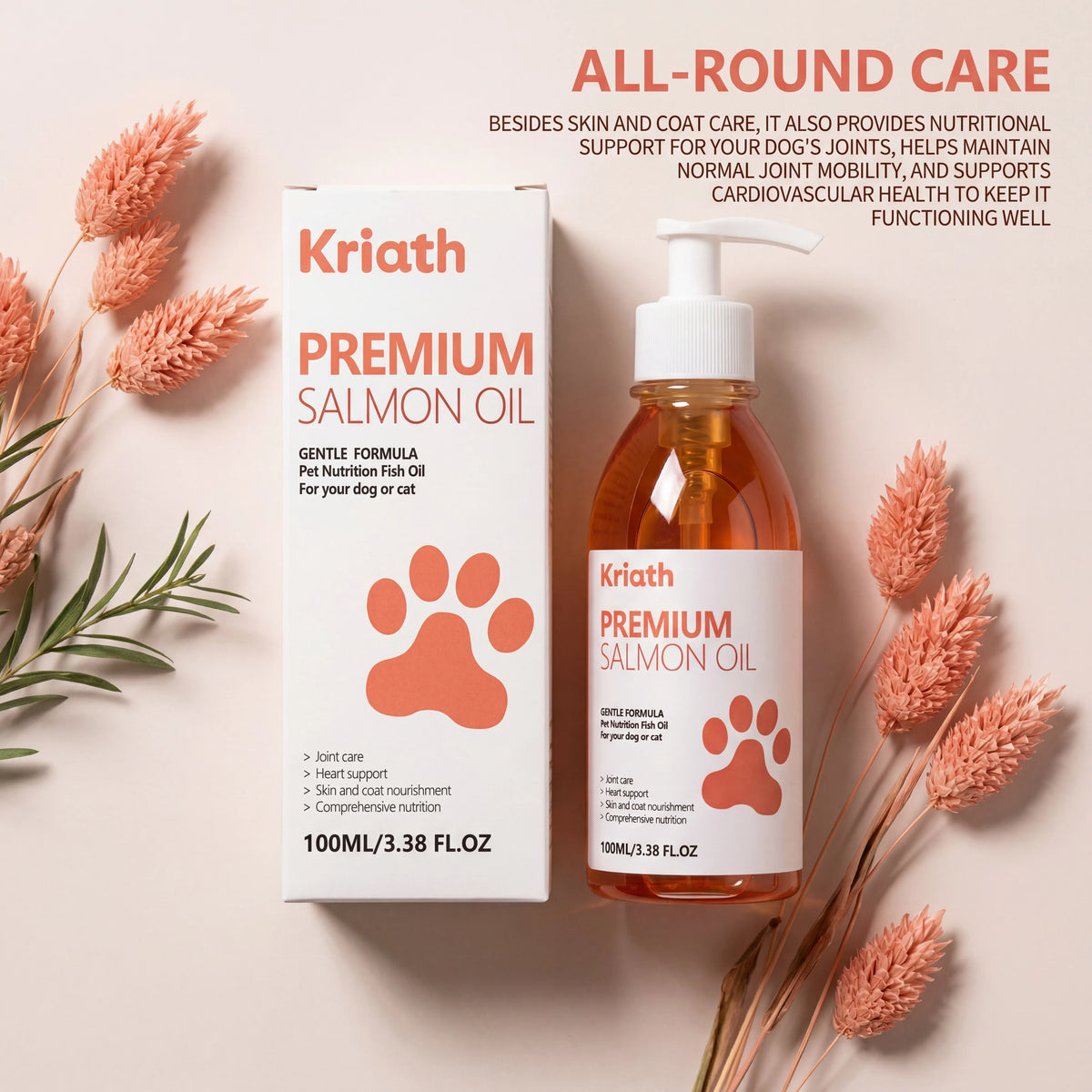 Salmon Oil for Dogs & Cats, 100ml