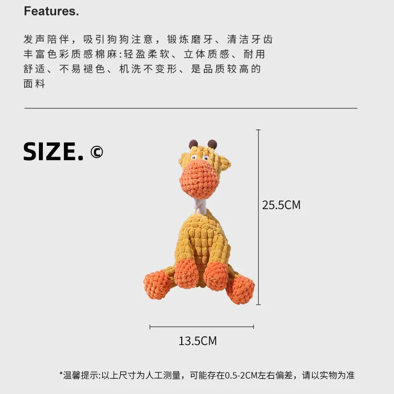 Pet Toy Dog Bite Vocal Toy Funny Donkey Bite Resistant Molar Plush Interactive Dog Dog Bite Vocal Toy