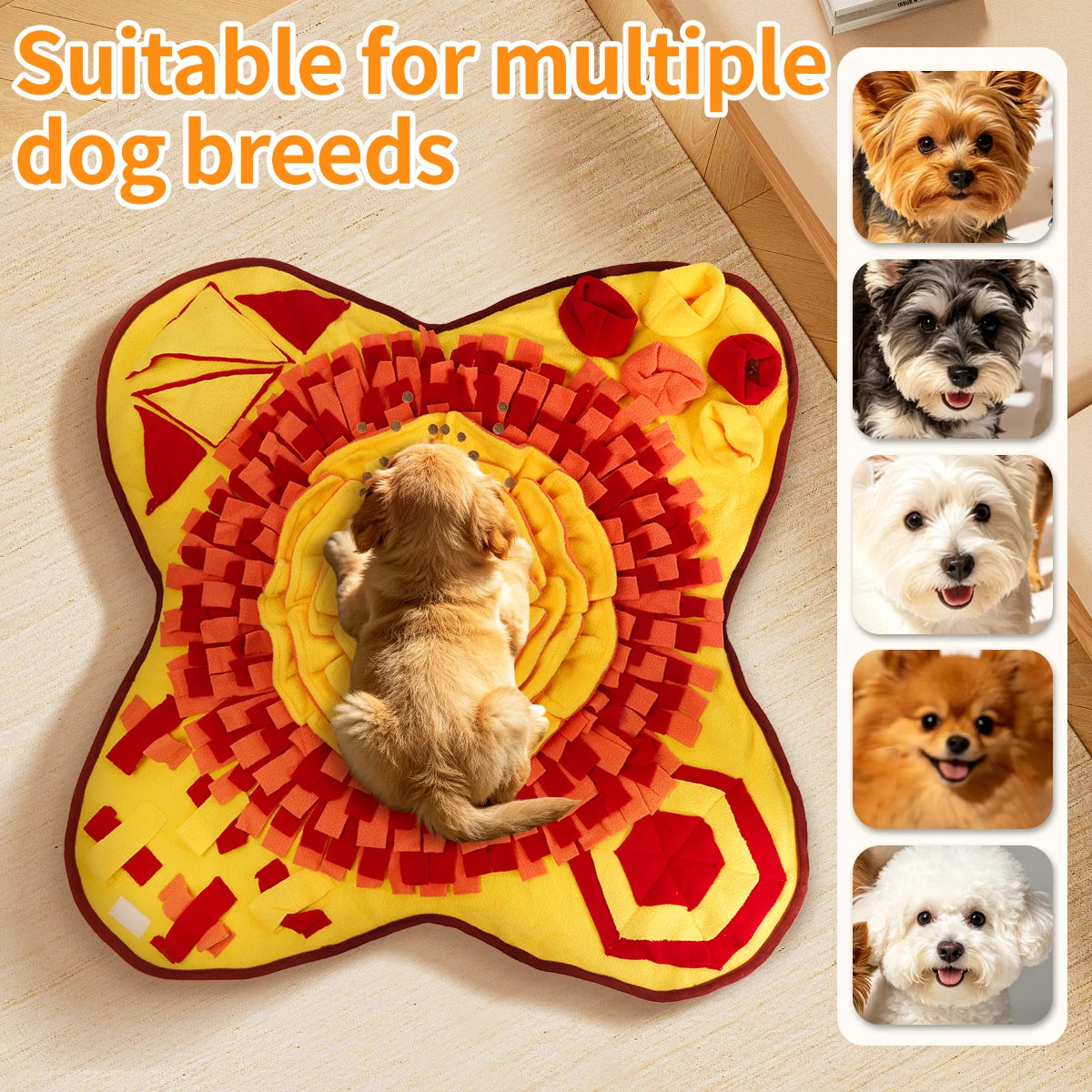 Washable Snuffle & Slow-Feeding Mat for Pets