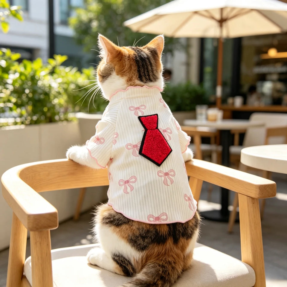Lightweight Breathable Summer Dog Tshirt Pet Vest Elastic Soft Comfortable for Small Dogs Cats Cute Design Pet Clothing Outfit Wear