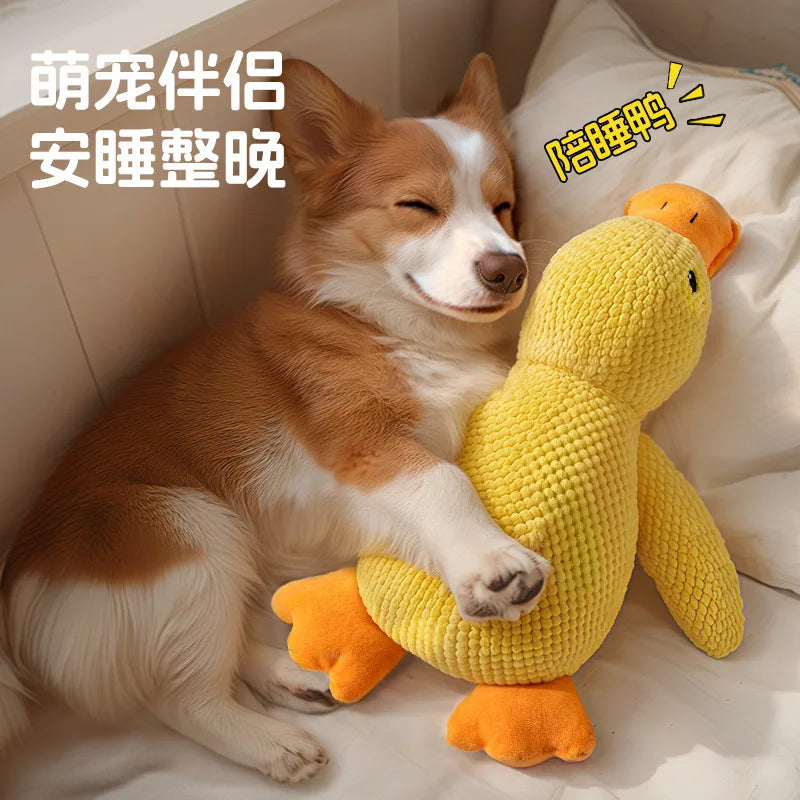 Pet Toy Dog Plush Material Simulation Animal Modeling Accompanying Dog Interactive Sound Bite Resistant Toy
