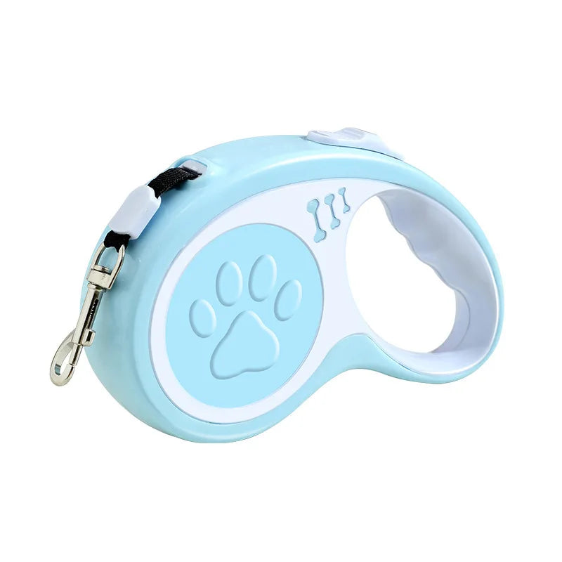 Pet leash with anti‑escape and anti‑sudden‑leash‑pull features; retractable automatic leash for small and medium‑sized dogs; dog