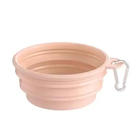 350ml Foldable Pet Water Bowl - Silicone Folding Bowl for Dogs and Cats Suitable for Outdoor Travel and Puppies