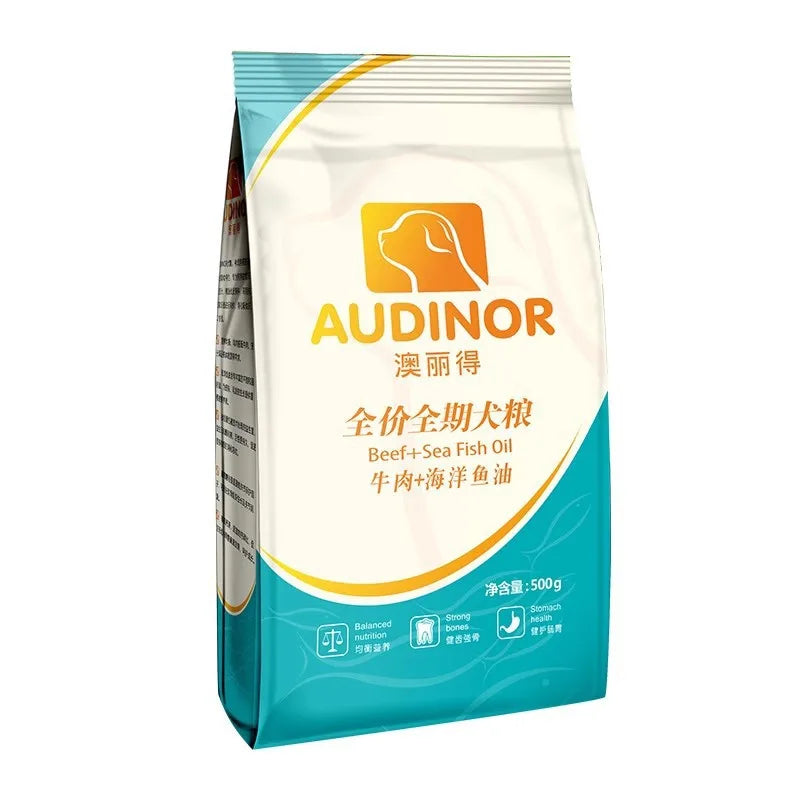 Remego Aoli Dog Food 500g Muscle-strengthening and Bone-strengthening Puppy Food Special Pet 20.00kg Big Bag for Hair