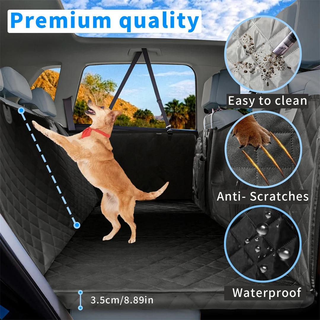 Waterproof Dog Back-Seat Hammock & Extender