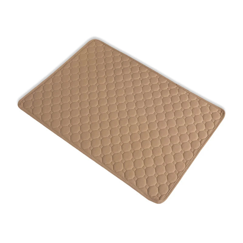 Dog Pee Pad Reusable Washable Dog Urine Mat Car Seat Floor Sofa Waterproof Absorbent Puppy Cat Training Diaper Mat Pet Supplies