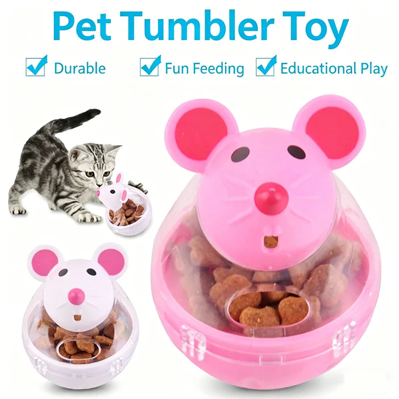 Treat-Dispensing Tumbler Ball for Cats