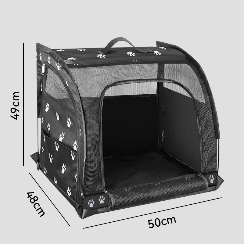 Foldable Pet Carrier Backpack for Cars & Travel