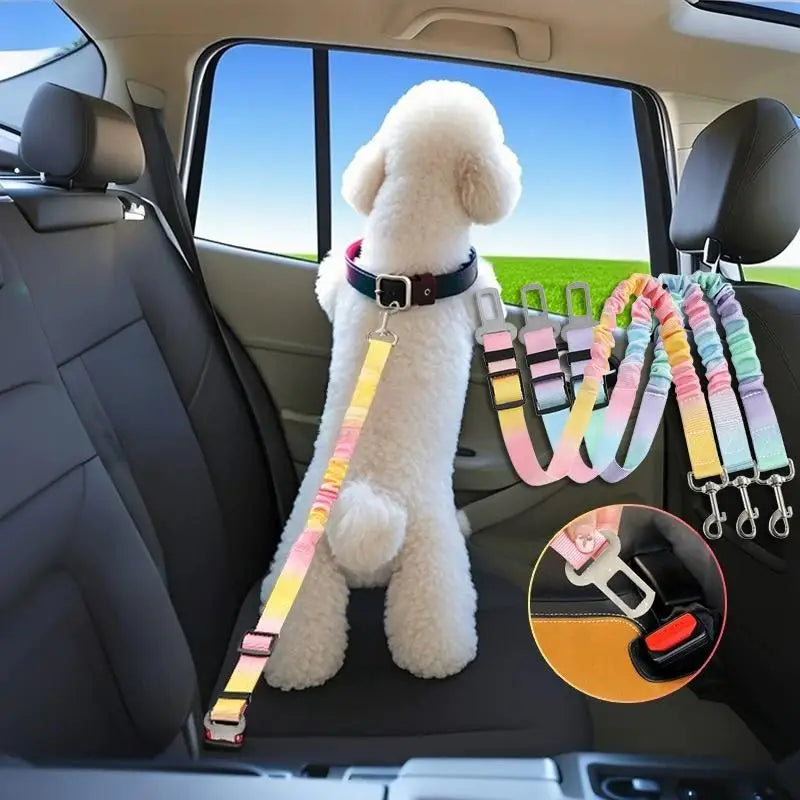 Pet Safety Belt for Dogs, Car Seat Artifact for Small and Medium Puppies, Safety Buckle for Cats, Fighting Teddy Supplies