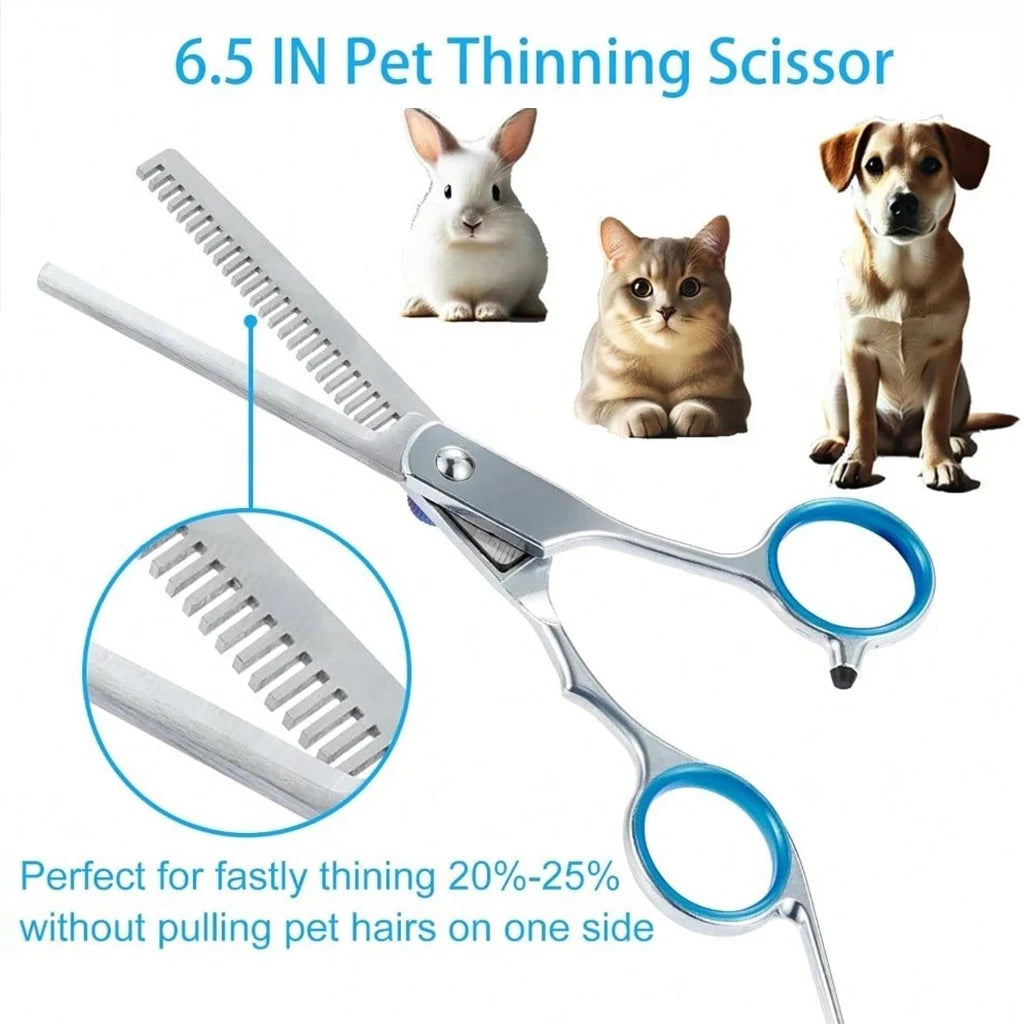 Professional Pet Grooming Scissors Kit