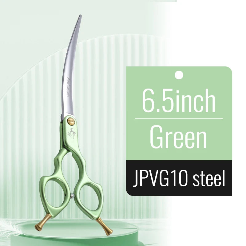 Professional 440C Curved Dog Grooming Shears