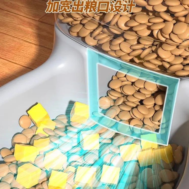 Automatic feeder cat food pet dog water dispenser water flow without electric kettle cat food basin supplies