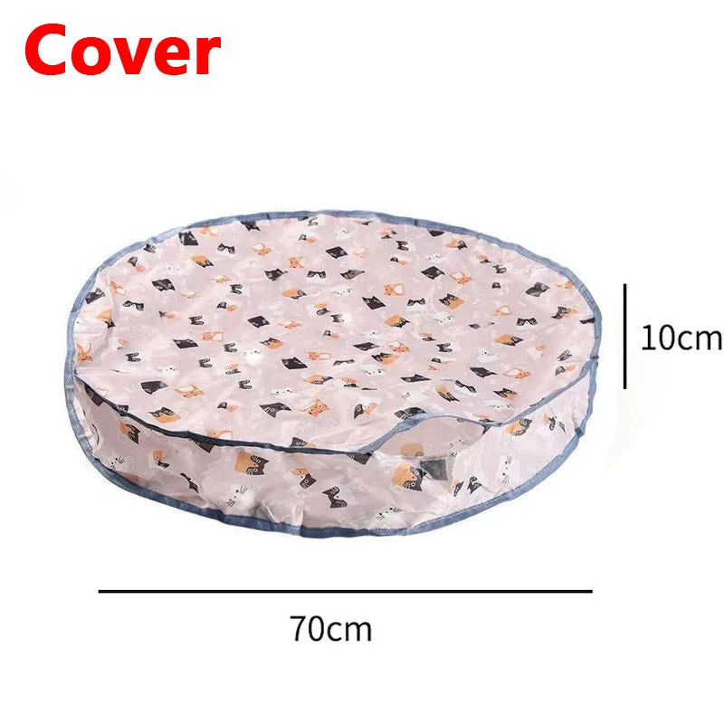 Interactive Cat Toys Ball Cover Set Fast Rolling in Pouch Hide and Seek Kitten Toy Motion Activated Interactive Cat Toy Indoor