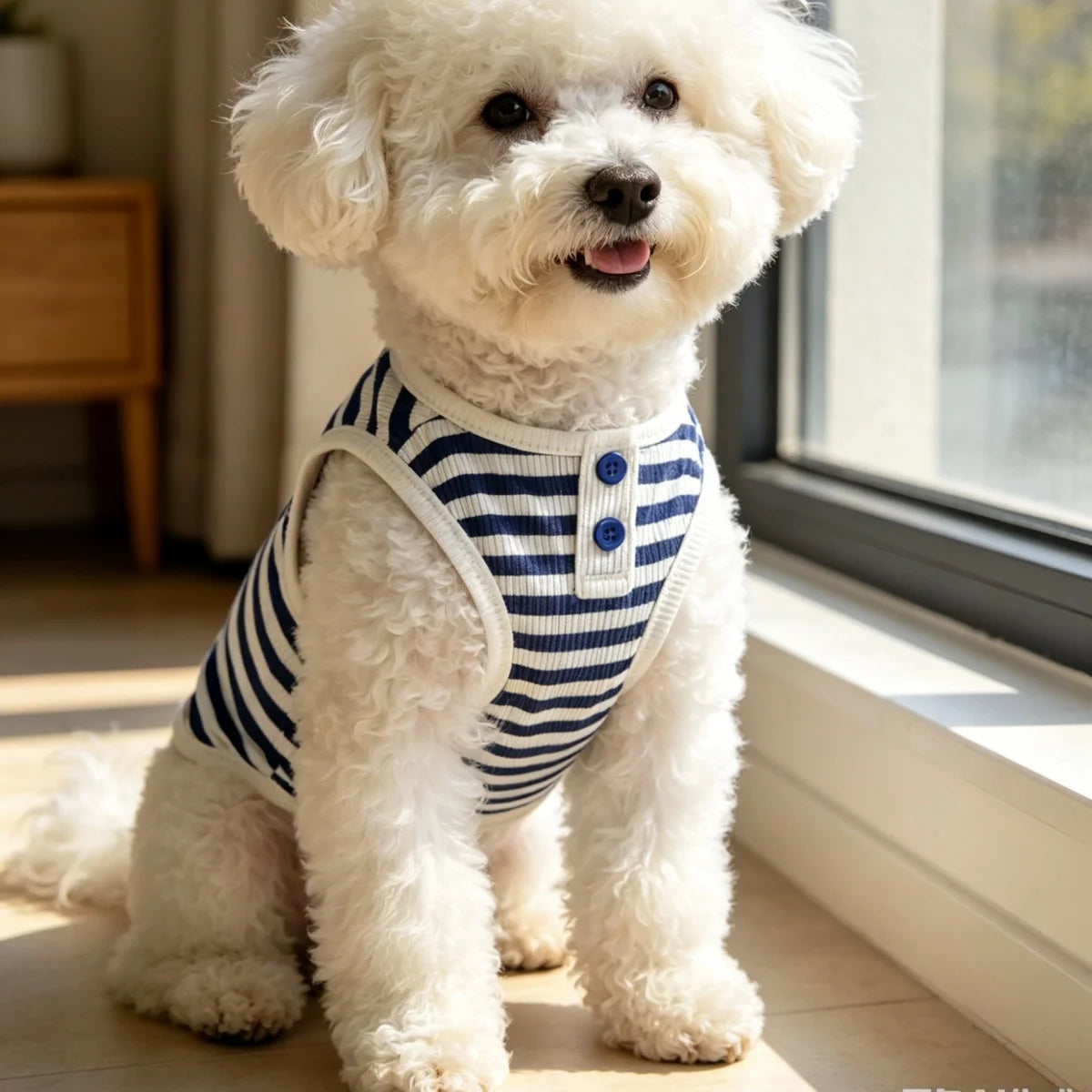 Lightweight Thin Summer Pet Outfit Stretchy Skin Friendly Clothing for Small and Medium Sized Cats and Dogs Cool Breathable Pet