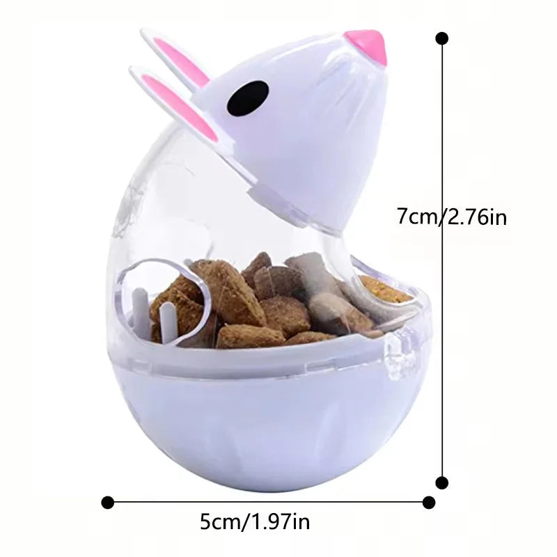 Treat-Dispensing Tumbler Ball for Cats
