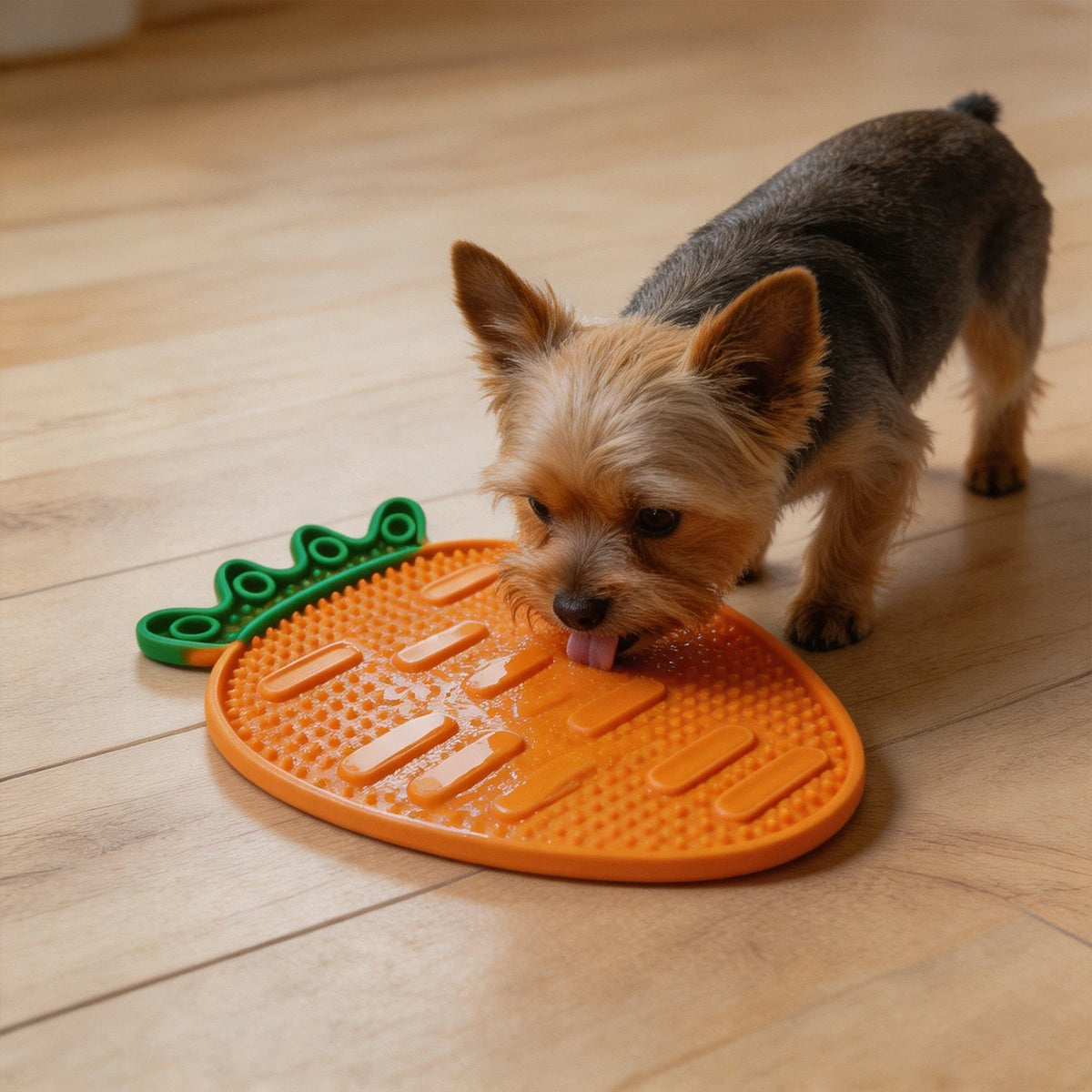 Pet Lick Mat 1pc Silicone Material Carrot Shape Slow Feeding Bowl Cat Dog Feeding Supplies Pet Feeding Pad Durable Chew Resistant