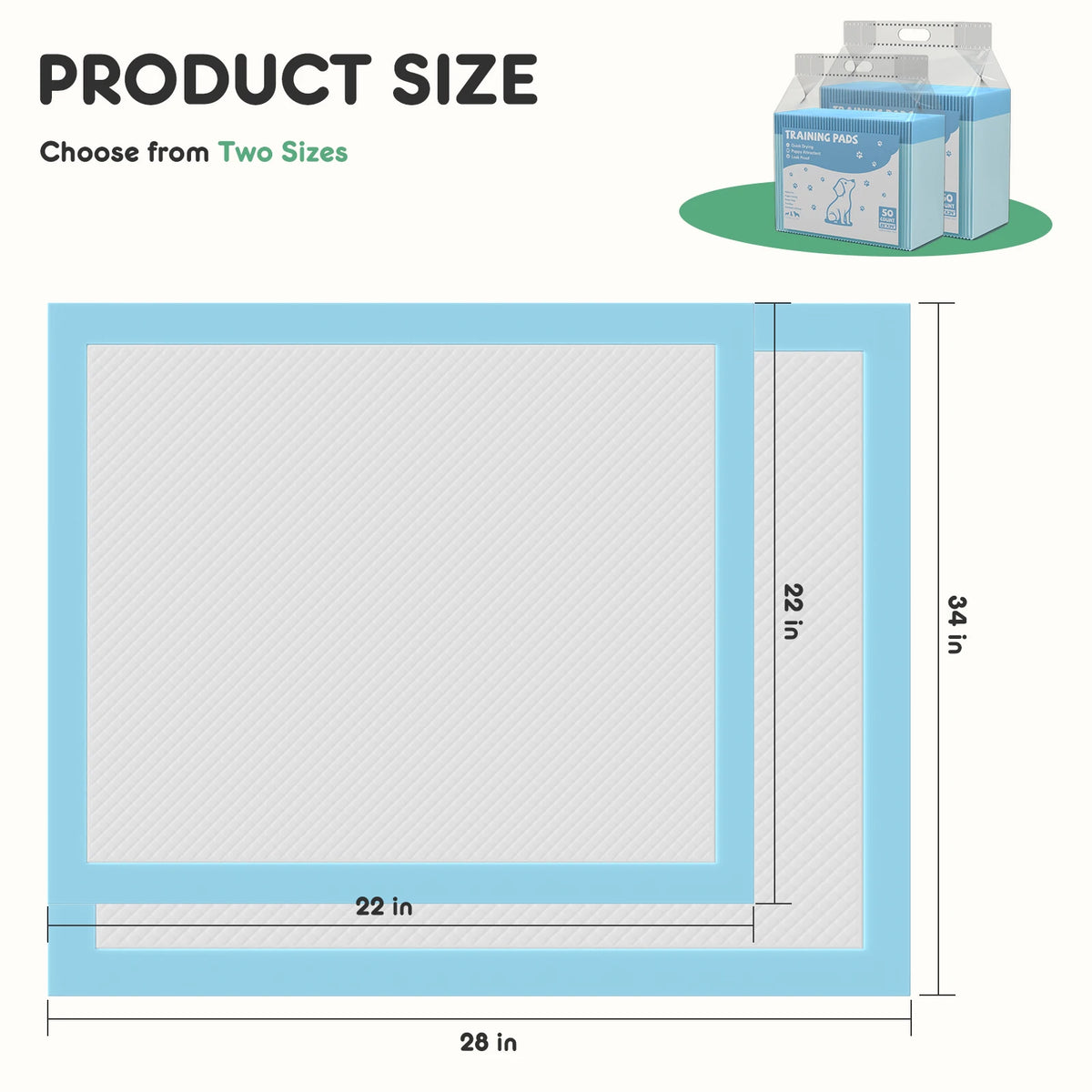 150-Count Super-Absorbent Pet Training Pads