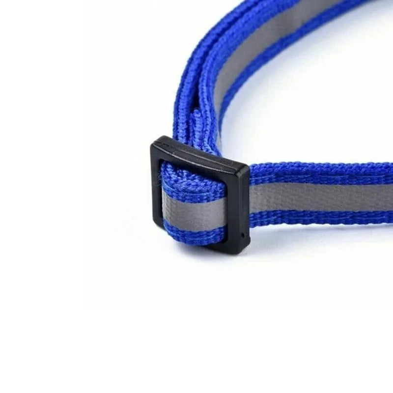 Reflective Dog Collar Pet Cat Puppy Nylon Collar with Bell Neck Adjustable NEW