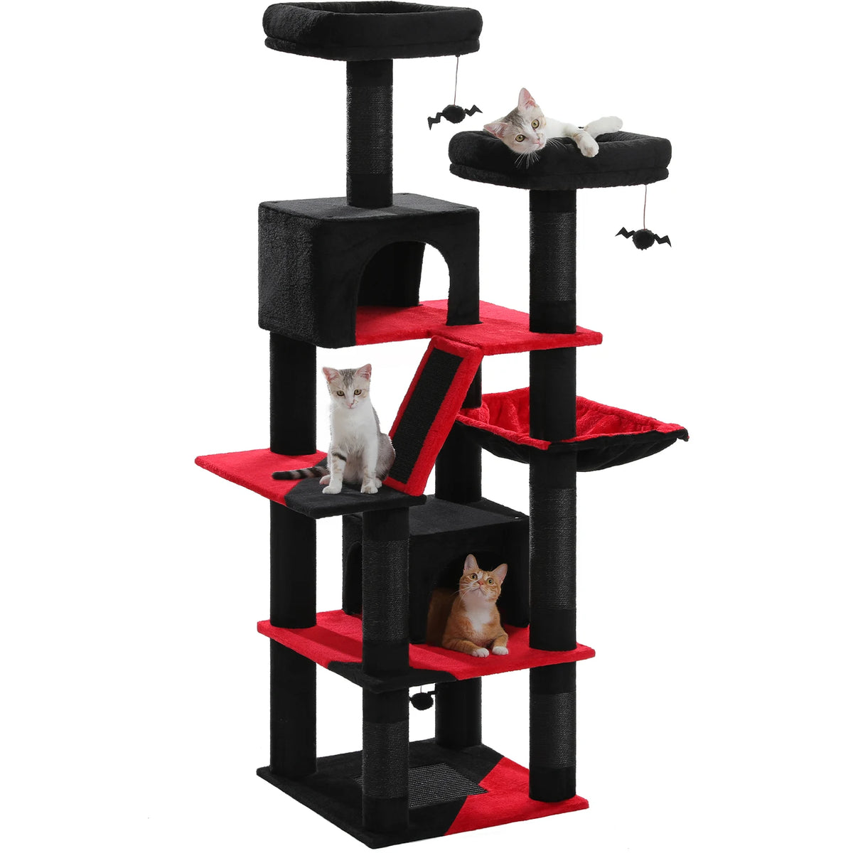 Large Multi-Level Cat Tower with Caves & Perches