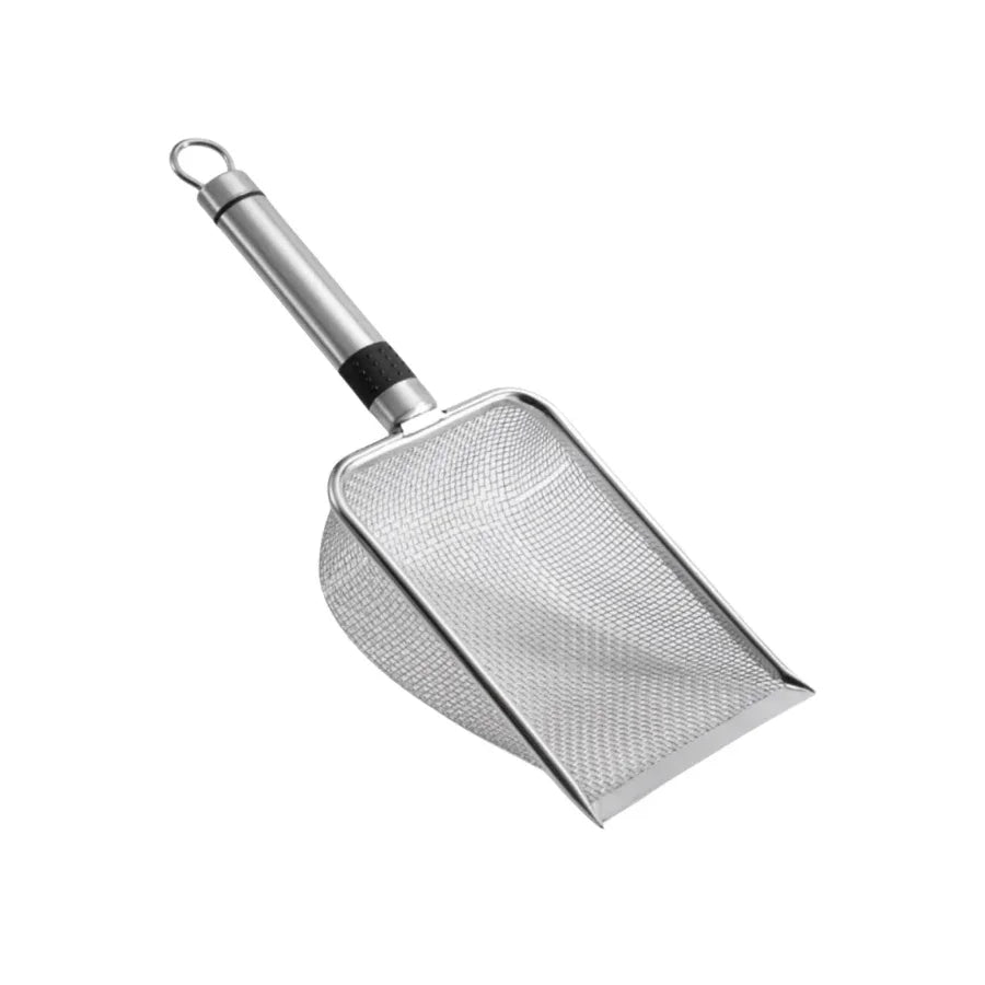 Stainless Steel Cat Manure Shovel Cat Litter Shovel Durable Cat Manure Shovel Stainless Steel Durable Handle Pet Cleaning Tool