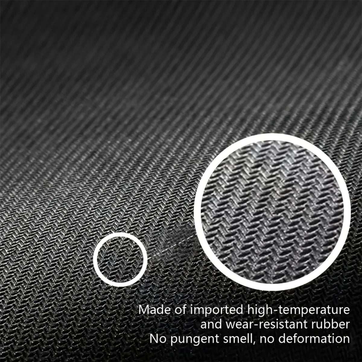 Square Pet Food Mat Rubber Base Non Slip Water Absorbent Heavy Duty Floor Protector for Cats and Dogs