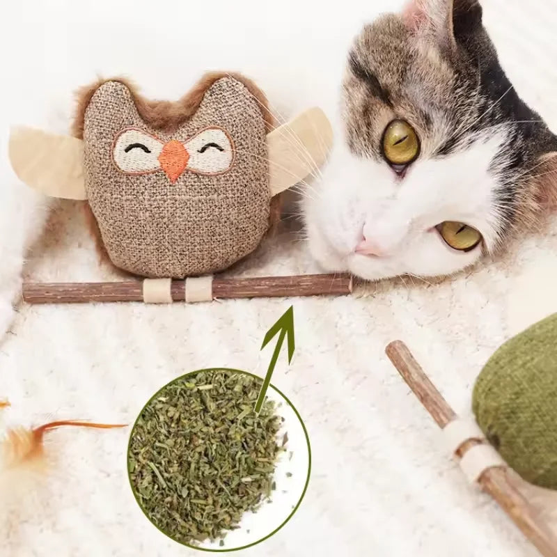 Catnip & Silvervine Dental Chew Toy