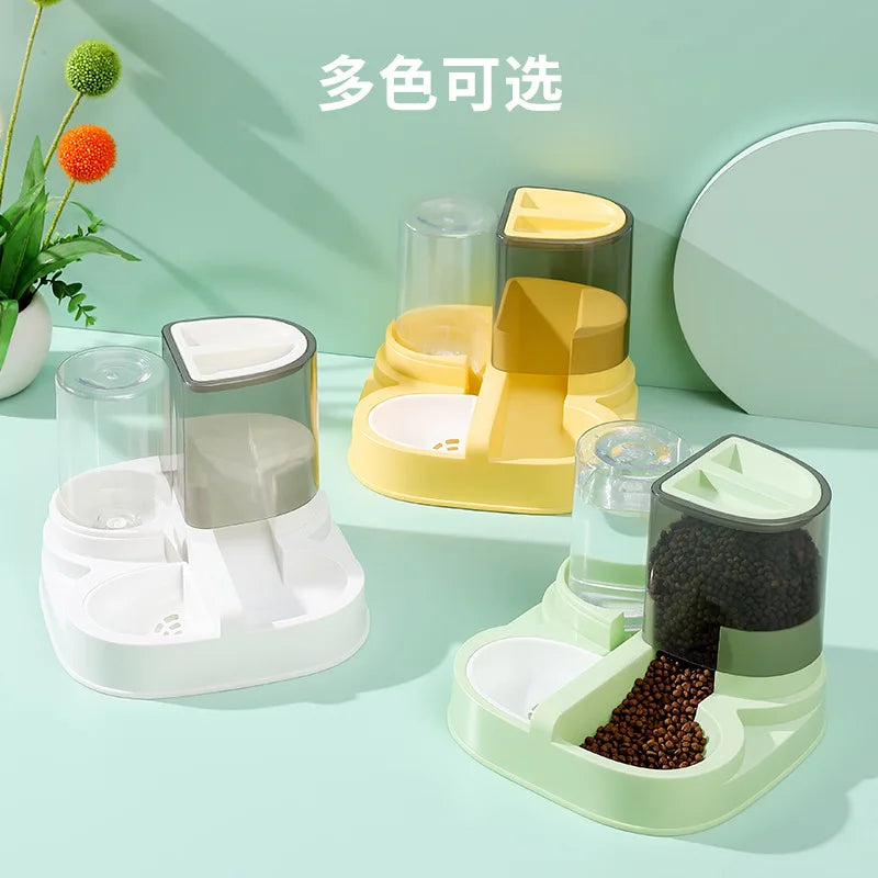 Pet Automatic Feeder Cat Bowl Water Food Integrated Dog Water Dispenser Cat Food and Cat Supplies