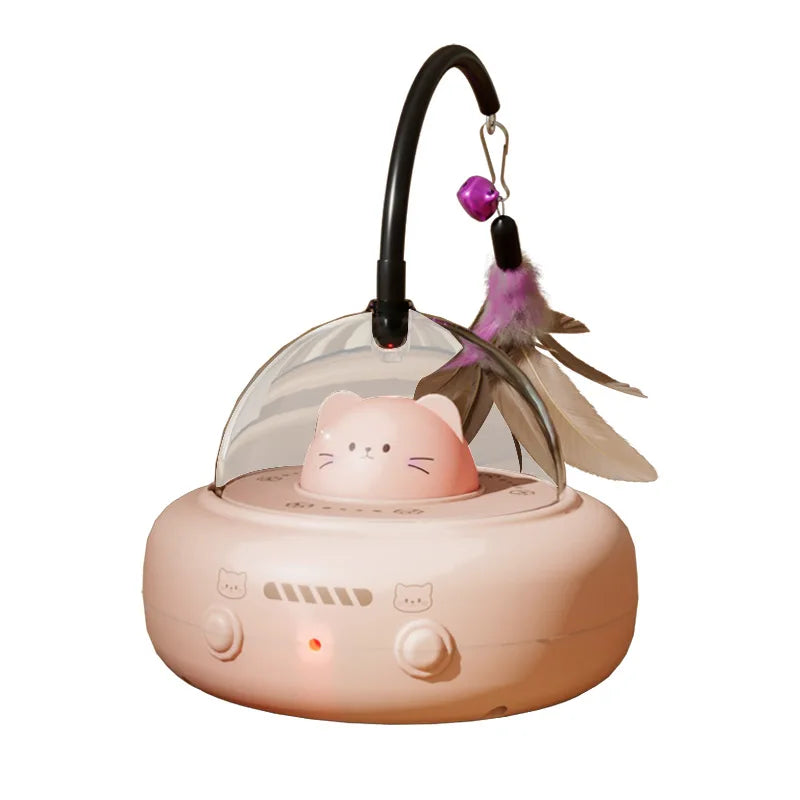 Smart UFO Teaser Toy for Cats
