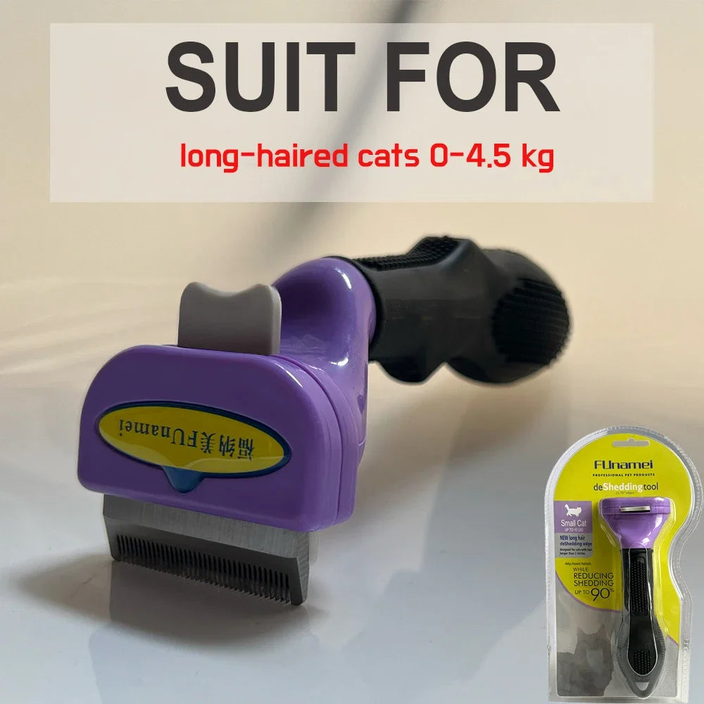 Massage & Deshedding Brush for Dogs and Cats