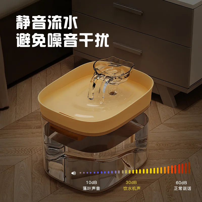 Pet Automatic Feeder Water Feeding Bowl Water Food Integrated Cat Bowl Water Dispenser Two-in-One Stainless Steel Pet Feeding Ba