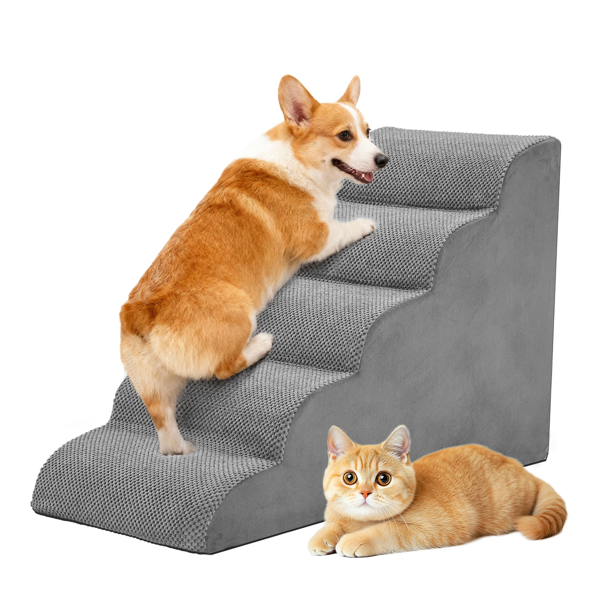 High-Density Foam Dog Stairs & Ramp