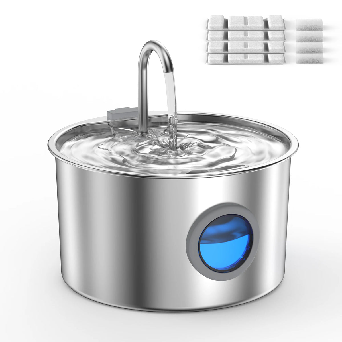 3.2L Stainless Steel Cat & Dog Water Fountain