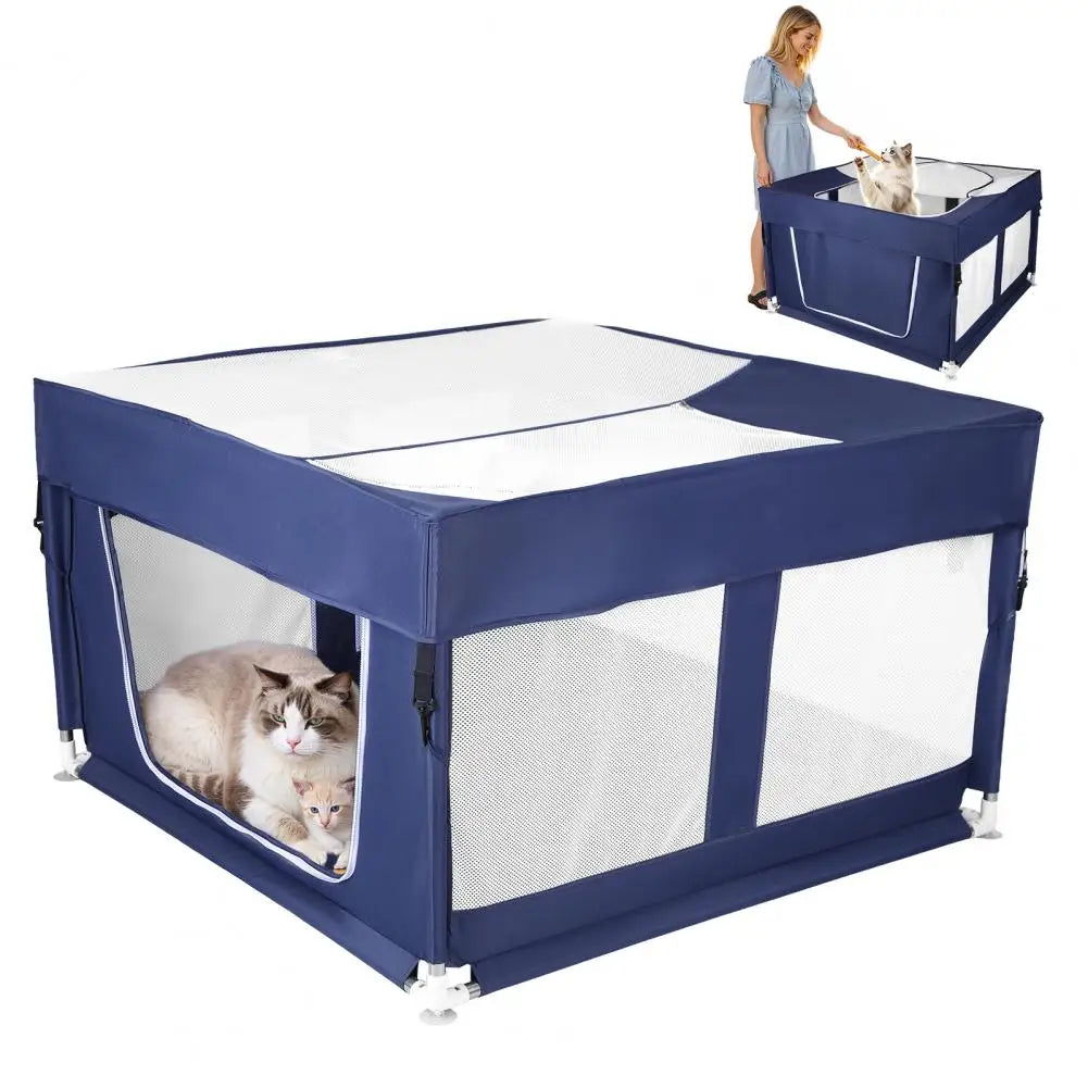 Foldable Covered Dog & Puppy Playpen