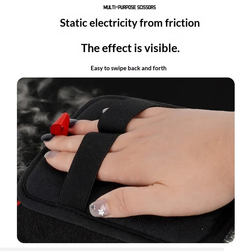 Pet Deshedding Glove Adjustable Straps Soft Hair Cleaning for Indoor Dogs Cats Daily Grooming Owners pet products pet grooming glove dog