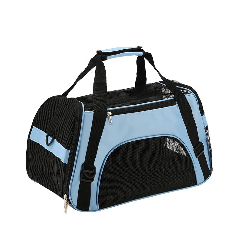 Cat Bags Portable Dog Carrier Bag Mesh Breathable Pet Puppy Travel Bags for Small Dogs Foldable Cats Handbag Bag Transport Bag