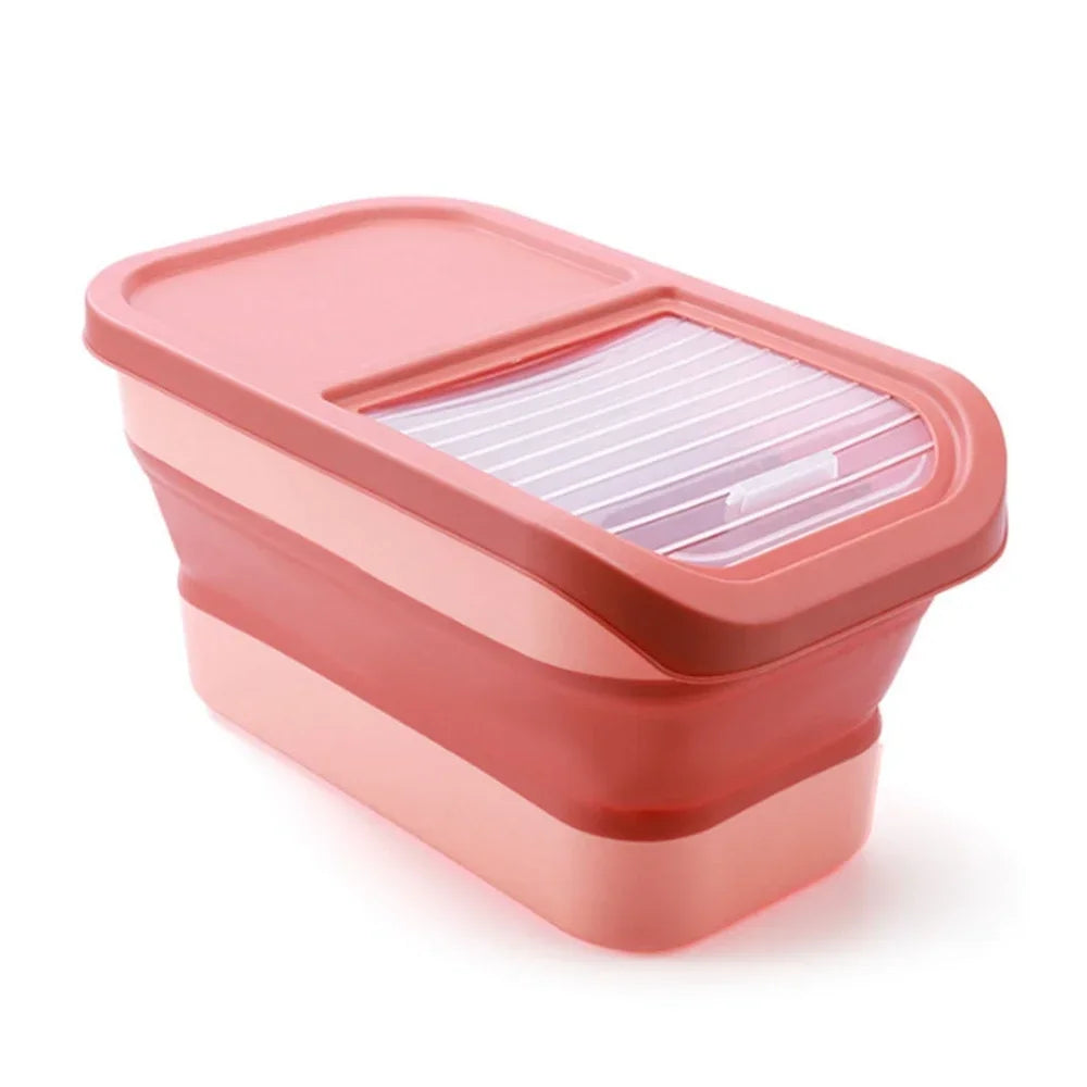 Collapsible Airtight Pet Food Storage Container