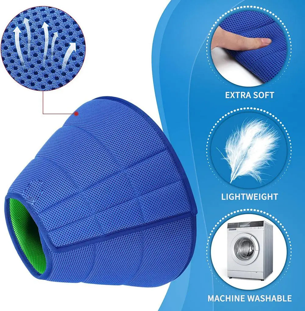 Soft Pet Recovery Cone for Dogs Cats Breathable Mesh Elizabethan Collar Anti Lick Bite Post Surgery Protection