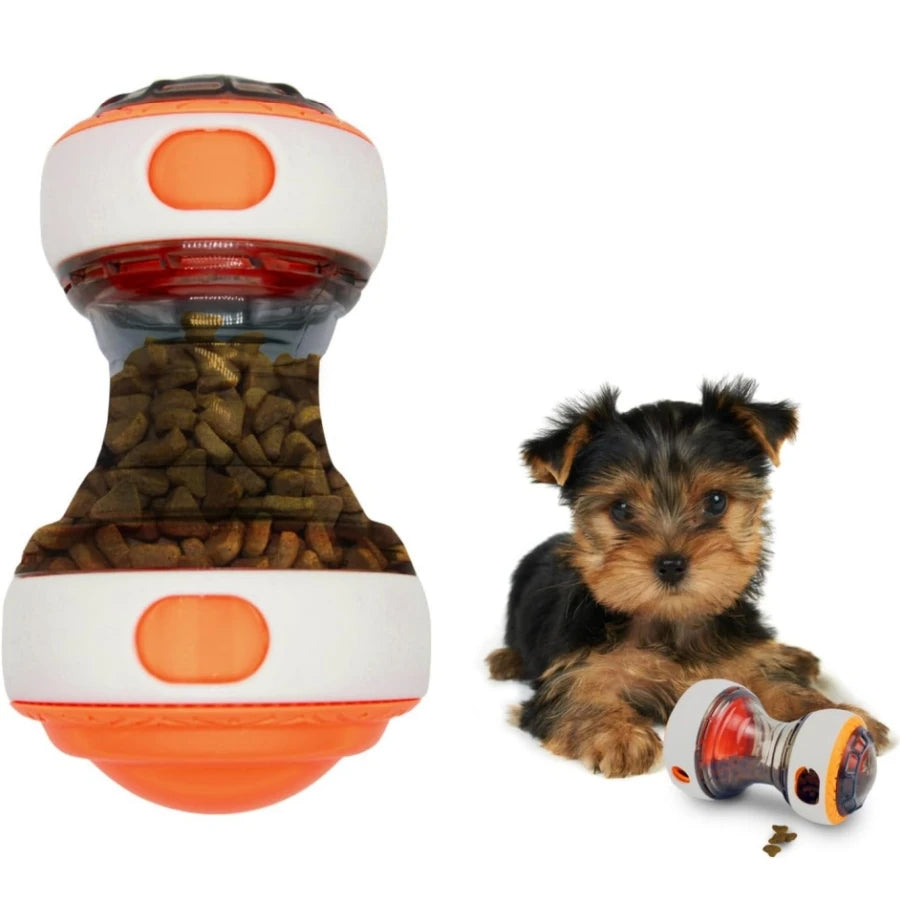 Interactive Dog Treat Dispenser Toy Dog Puzzle Rolling Leak Food Ball Toy Durable Chew Tooth Healthy Ball Suitable for All Breed