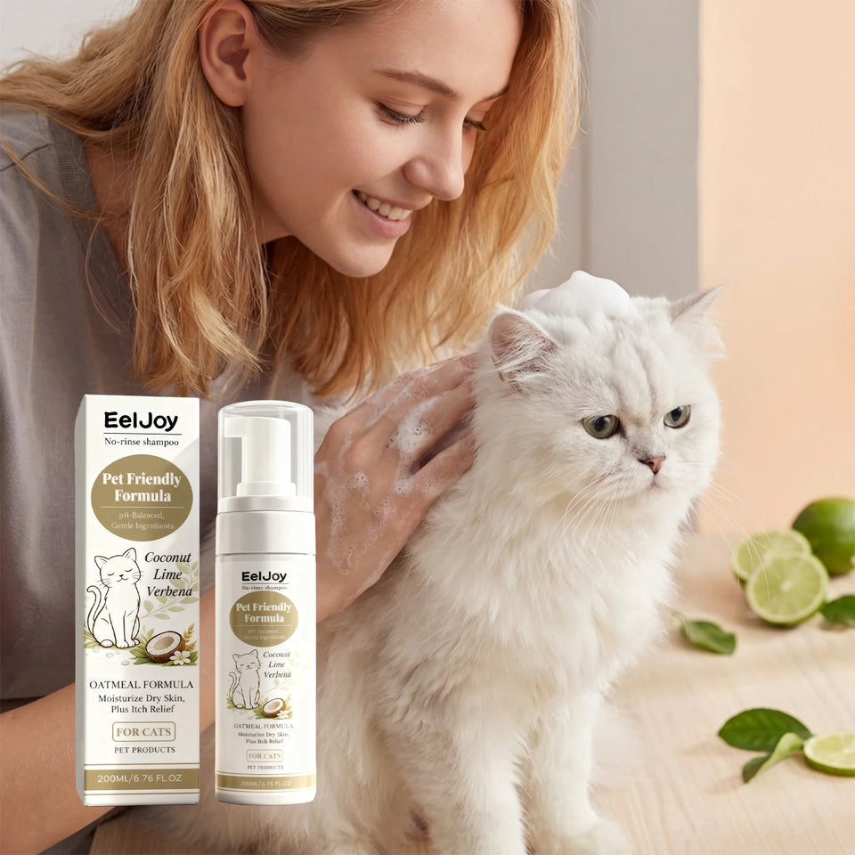 Waterless Foam Shampoo for Cats