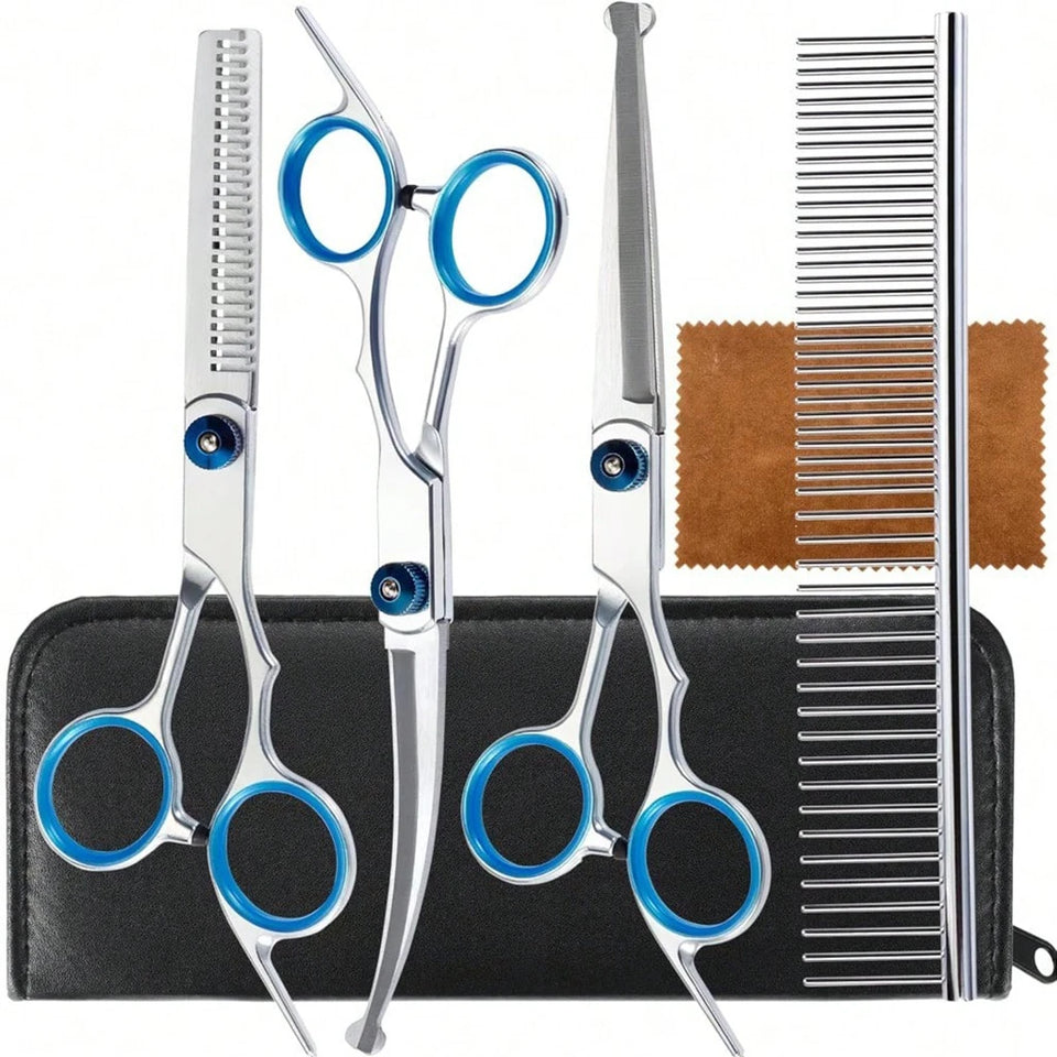 Professional Pet Grooming Scissors Kit – product photo 2