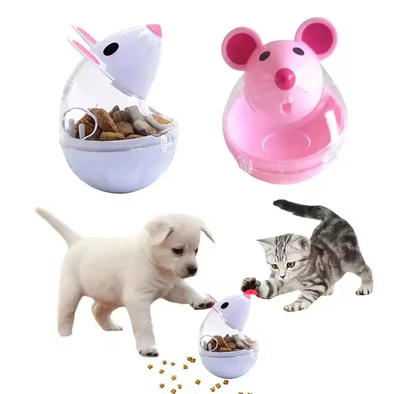 Treat-Dispensing Tumbler Ball for Cats