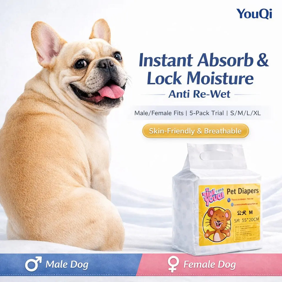 30-Count Disposable Pet Diapers