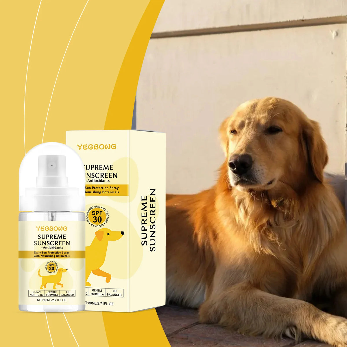 Waterproof Pet Sunscreen Spray