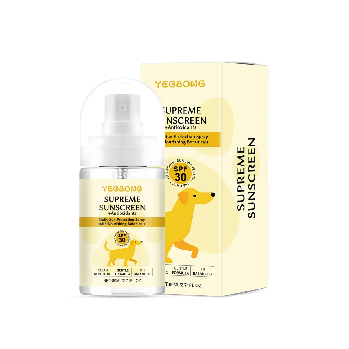 Waterproof Pet Sunscreen Spray